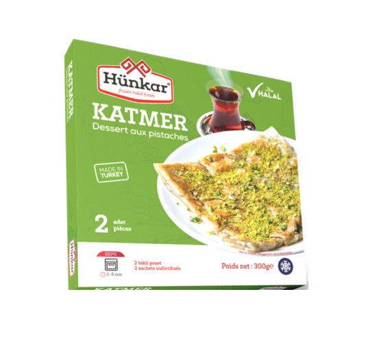 HÜNKAR Katmer Pâtisserie feuilletée à la pistache - 2 pièces / 300 g