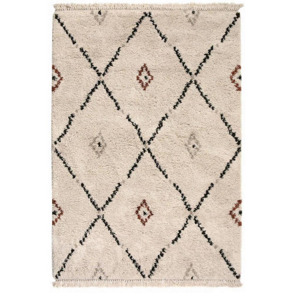 VIVARAISE Elias 2 Tapis naturel - 120 x 170 x 3 cm