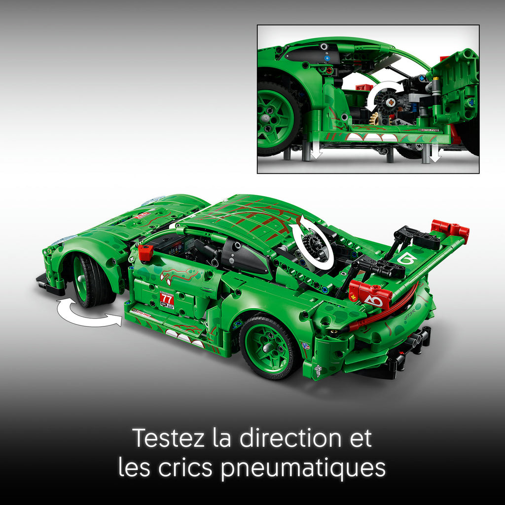 LEGO Technic 42224 Voiture Porsche 911 GT3 R REXY AO Racing