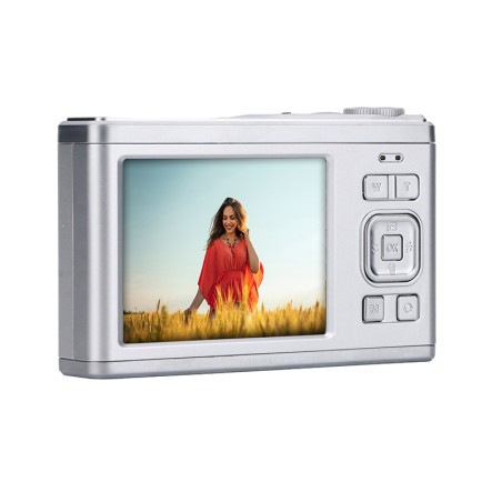 AgfaPhoto Appareil photo numérique compact 24 MP Zoom optique 10x Argent