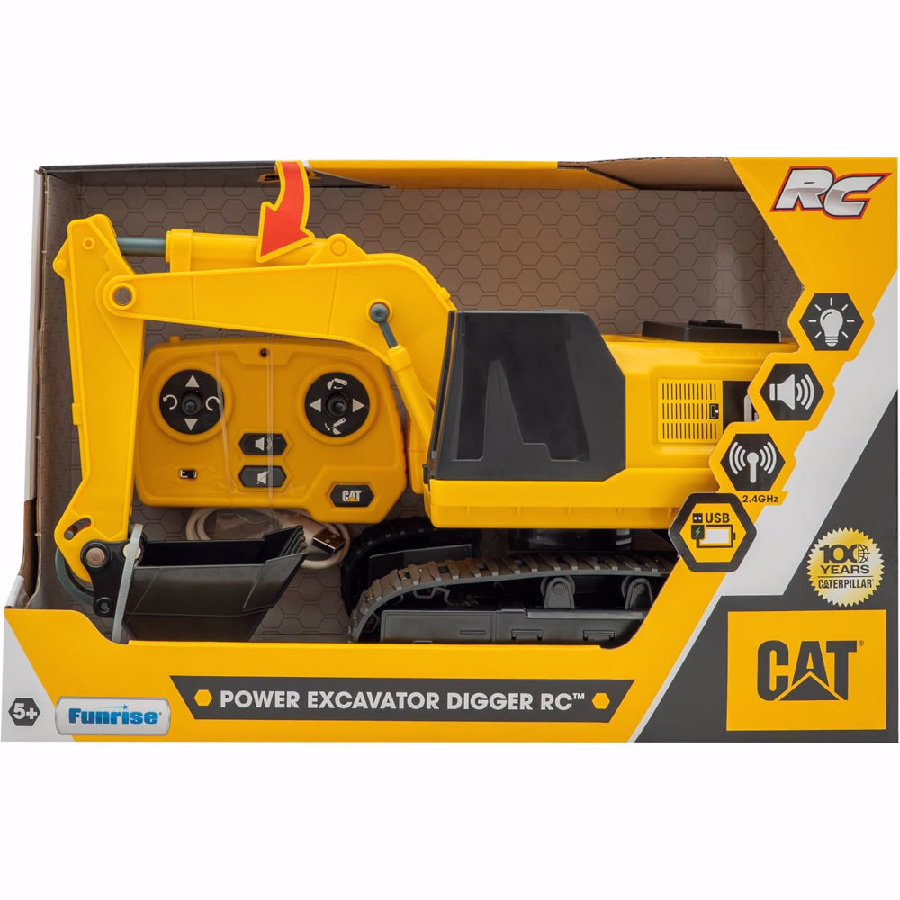CAT Excavatrice radiocommandée 2,4 Ghz - 38 cm