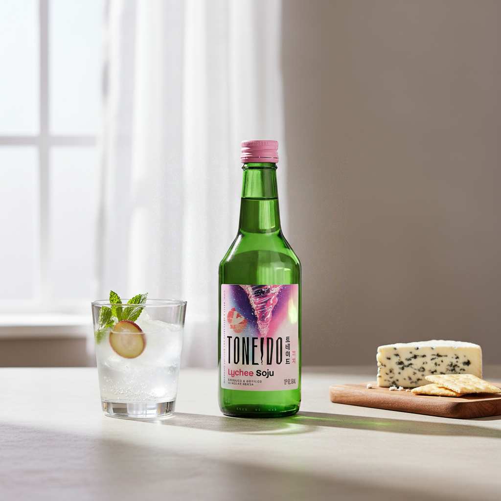 TONEIDO Soju au litchi 12 % - 36 cl