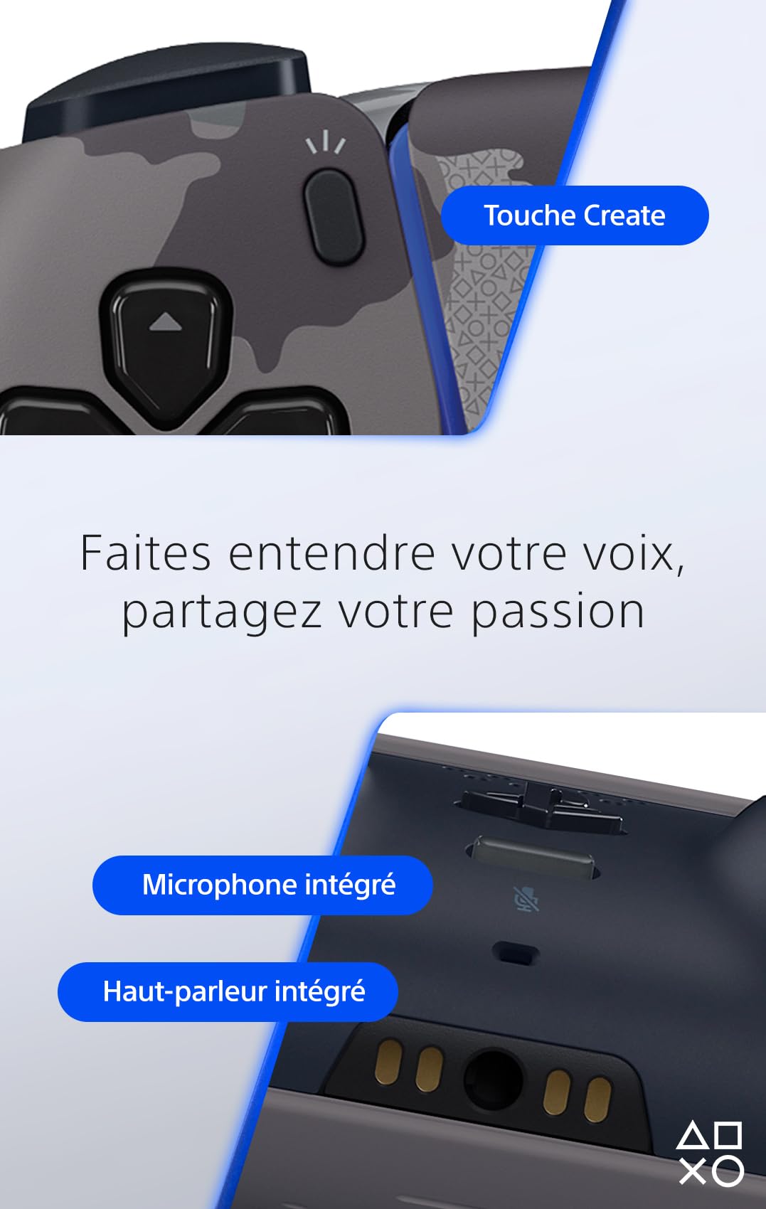 Sony Manette PS5 sans fil Dualsense - Camouflage gris
