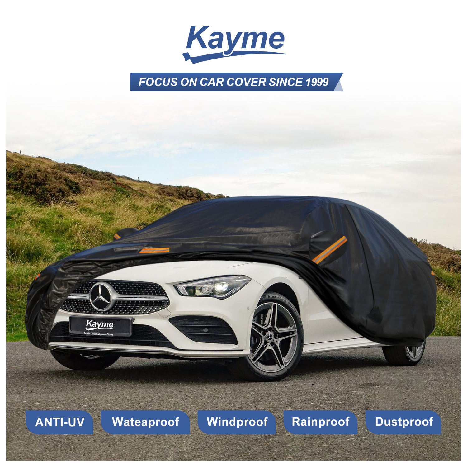 Housse De Voiture Kayme Pour Berline Convient Aux Tailles De 450 à 470 CM