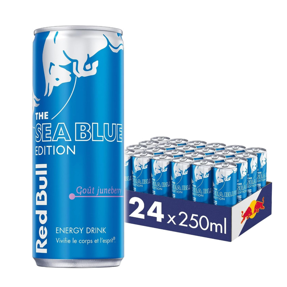 RED BULL boisson énergisante goût juneberry can pack 24x25cl