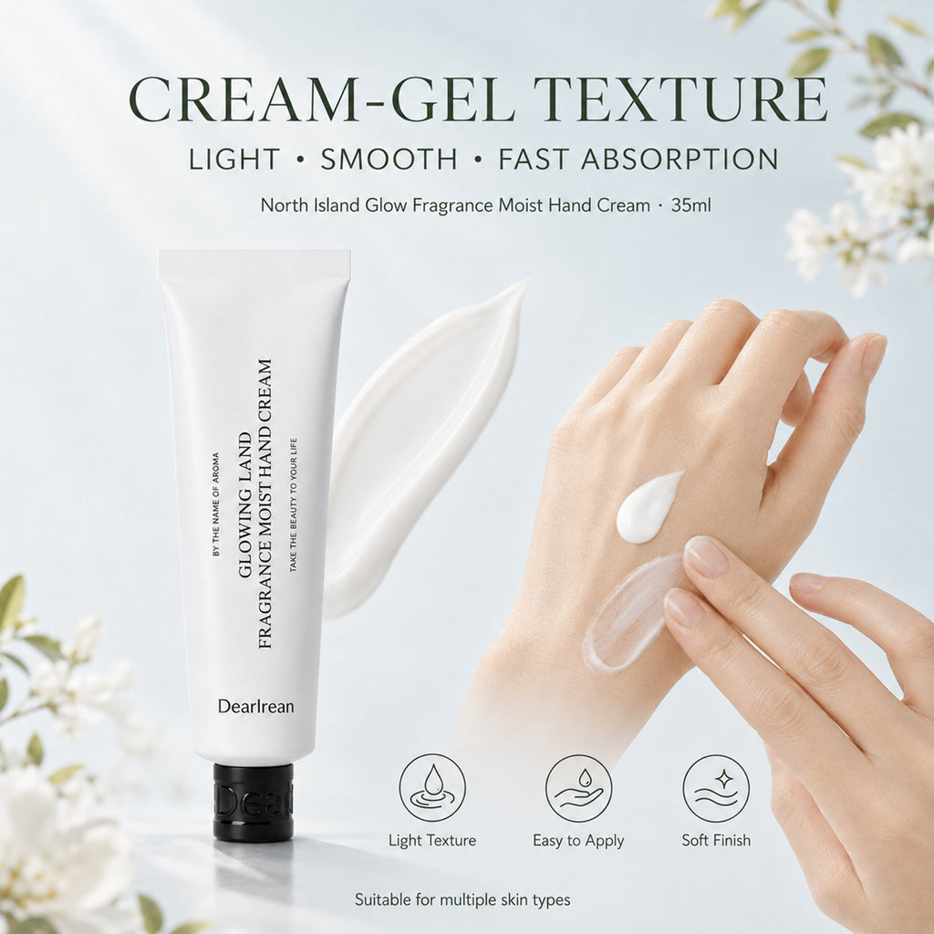 Dear Irean Crème Mains Nourrissante Éclat Île du Nord 35 ml
