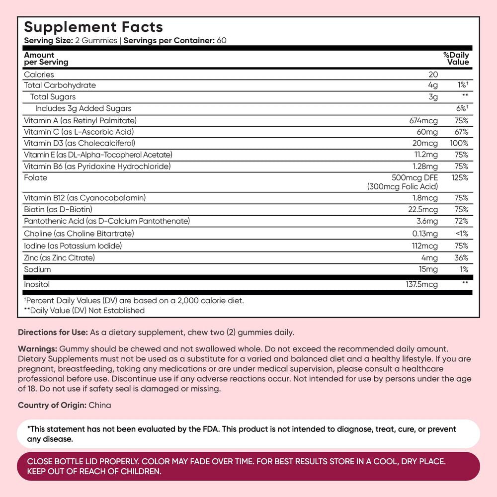 WeightWorld Gommes multivitaminées - 120 gommes