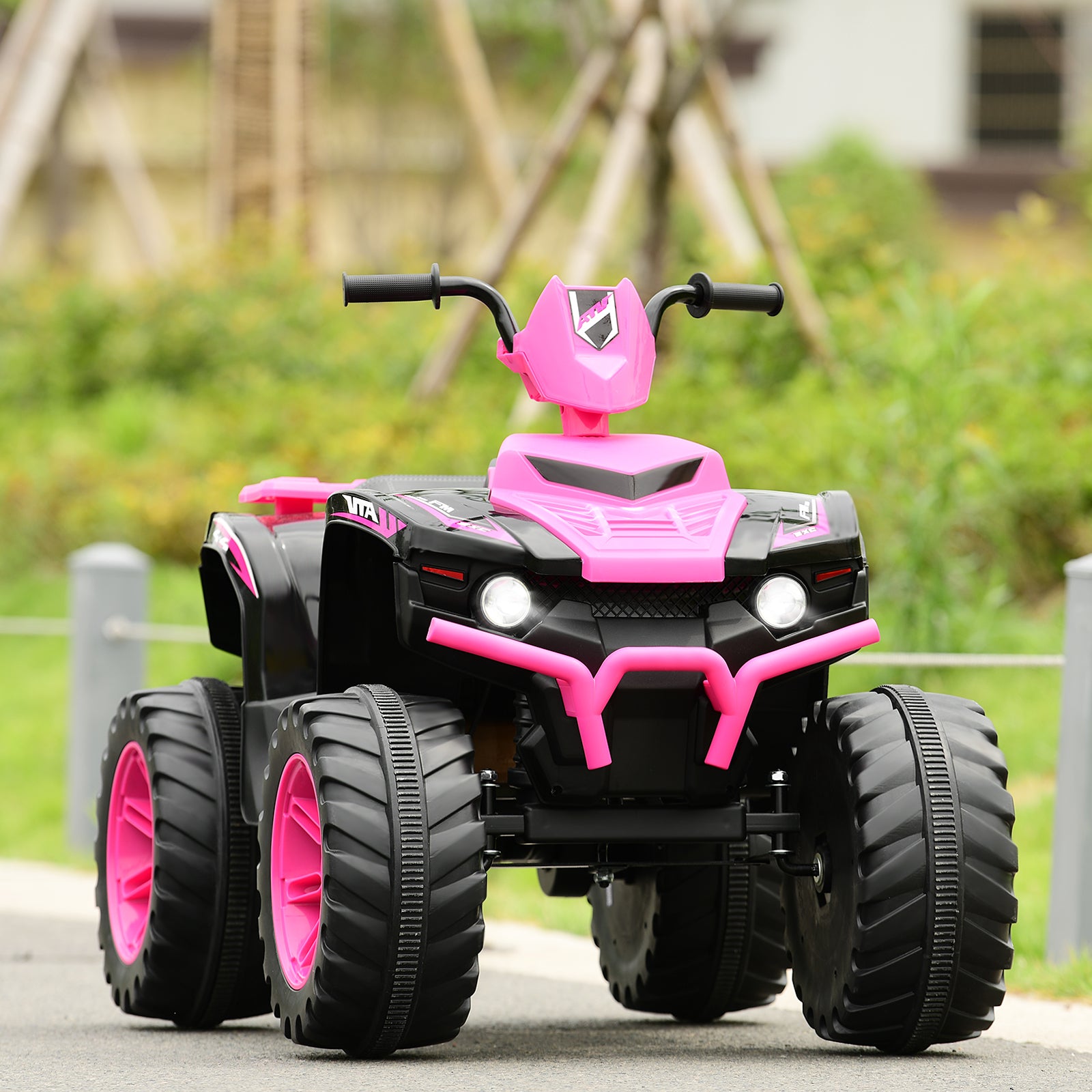 Quad électrique pour enfants, avec batterie et éclairage LED