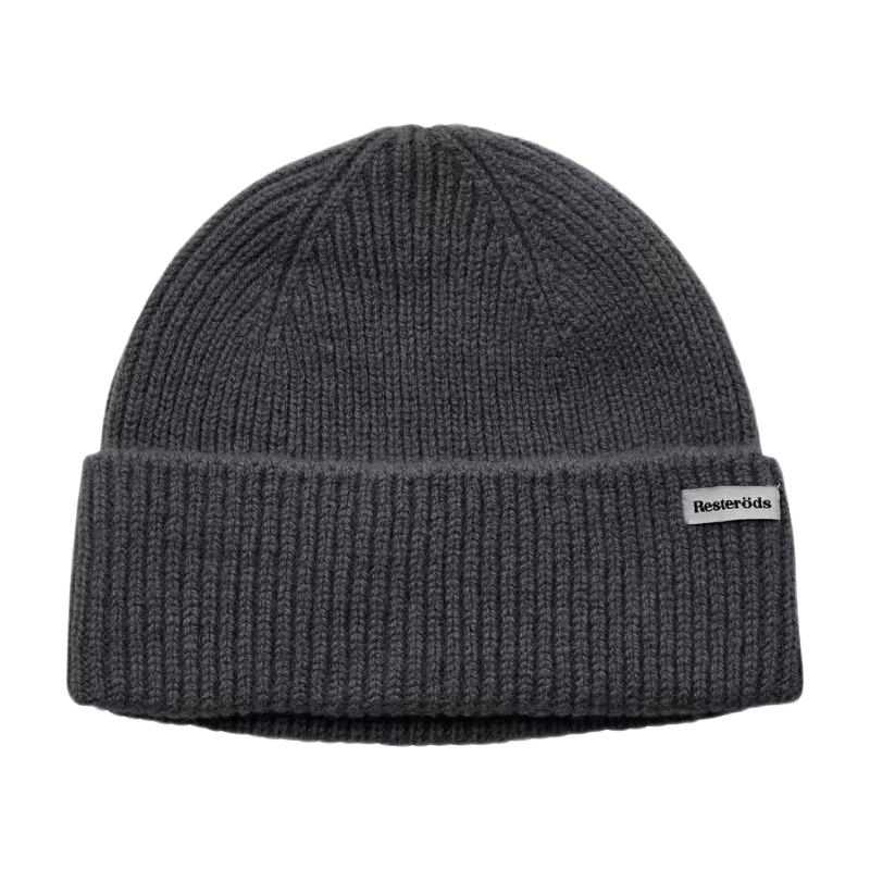 Resteröds Bonnet d'hiver en laine isolante, ajustement classique, gris
