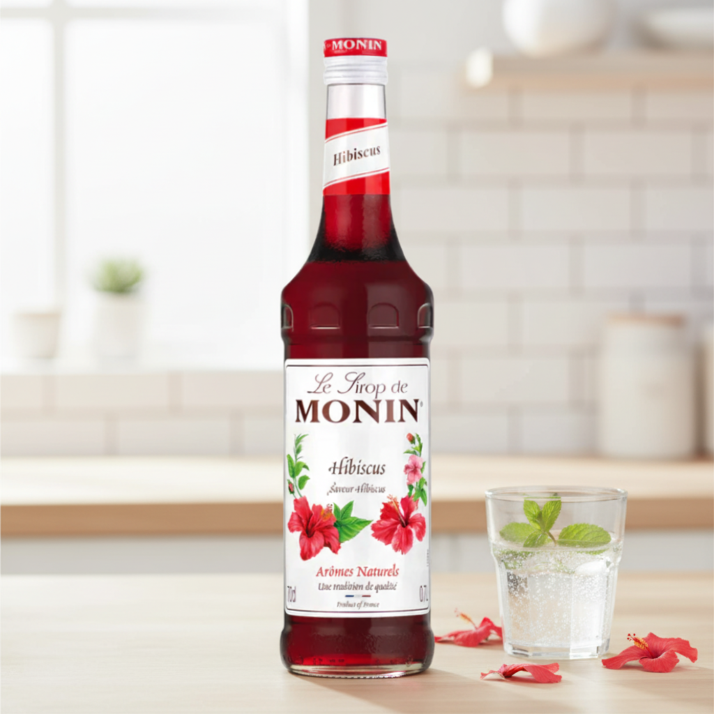 MONIN Sirop saveur hibiscus - 700 ml