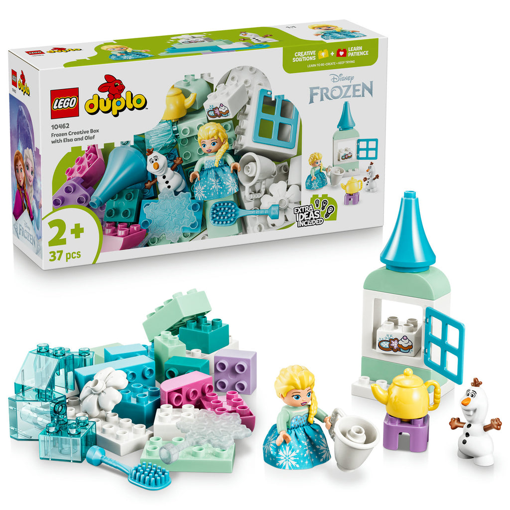 LEGO DUPLO Disney La Reine des Neiges Boîte Créative avec Ensemble de Construction Elsa et Olaf 10462