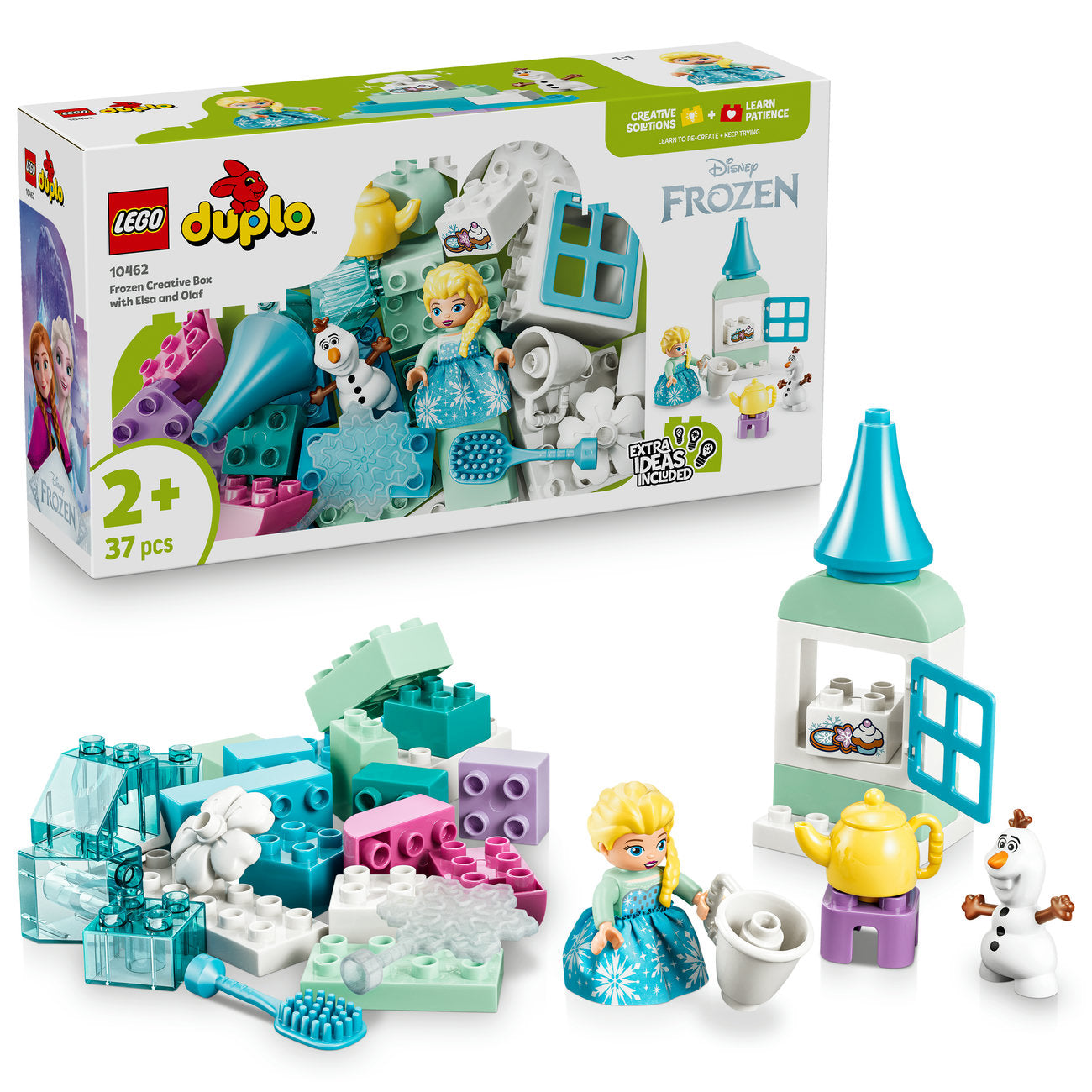 LEGO DUPLO Disney La Reine des Neiges Boîte Créative avec Ensemble de Construction Elsa et Olaf 10462