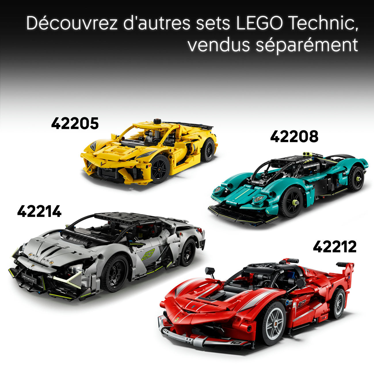 LEGO Technic 42224 Voiture Porsche 911 GT3 R REXY AO Racing