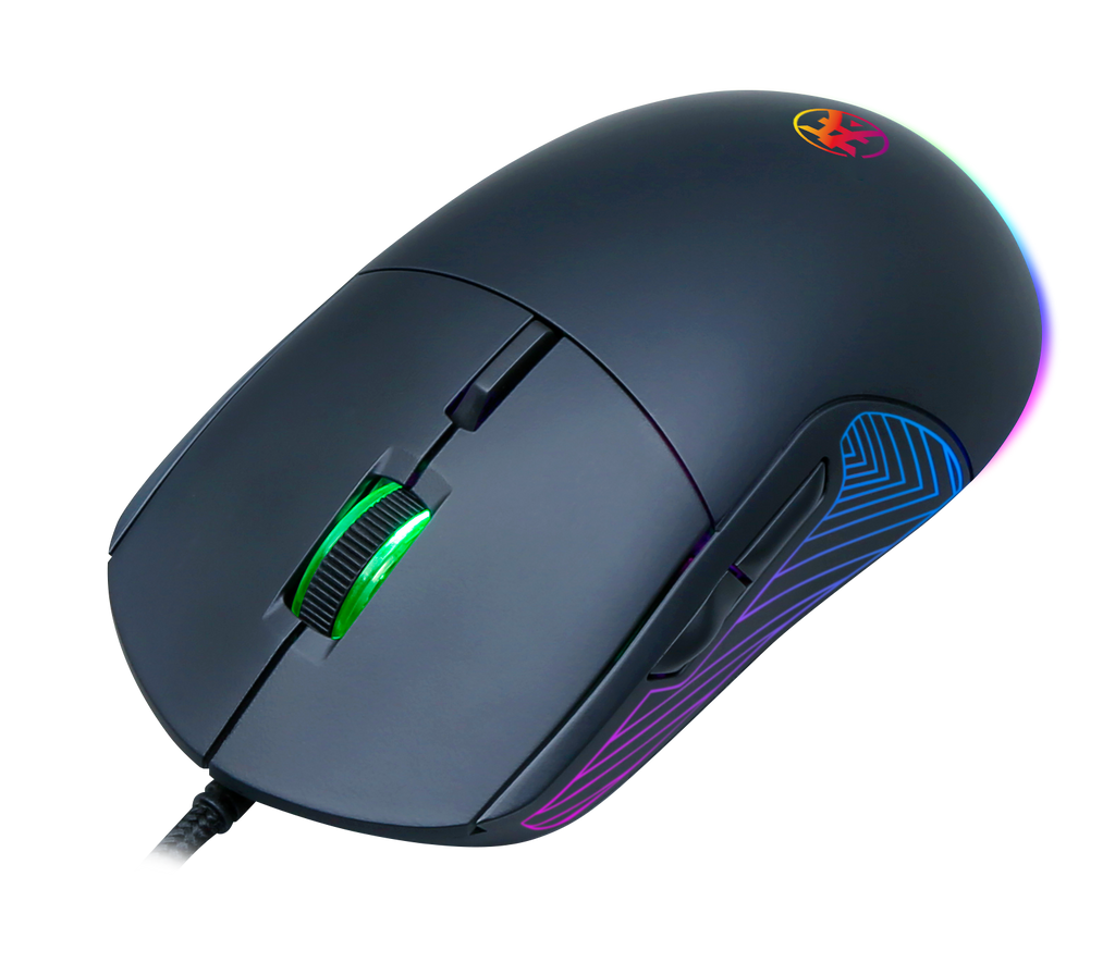 Akuma souris gaming otaku m02 7200dpi rgb noir