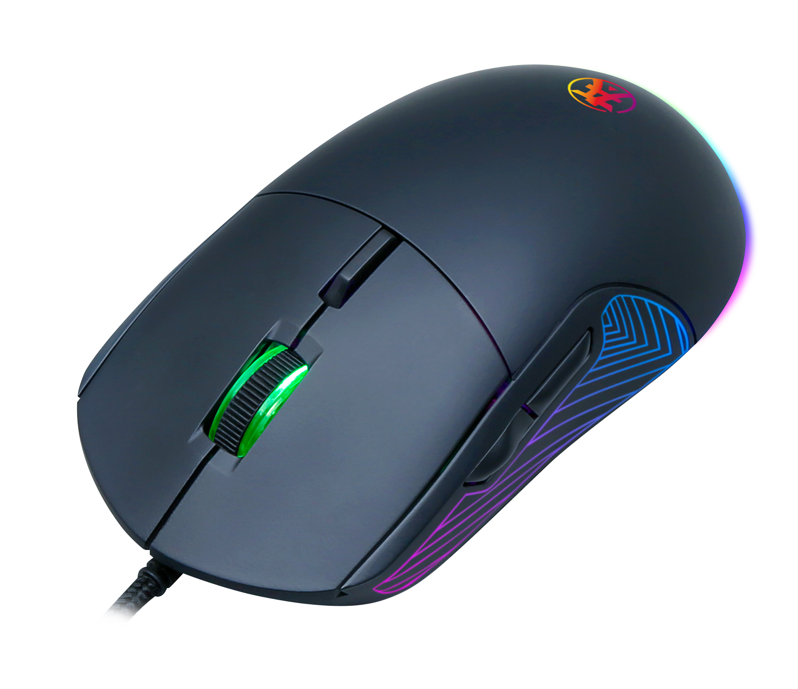Akuma souris gaming otaku m02 7200dpi rgb noir