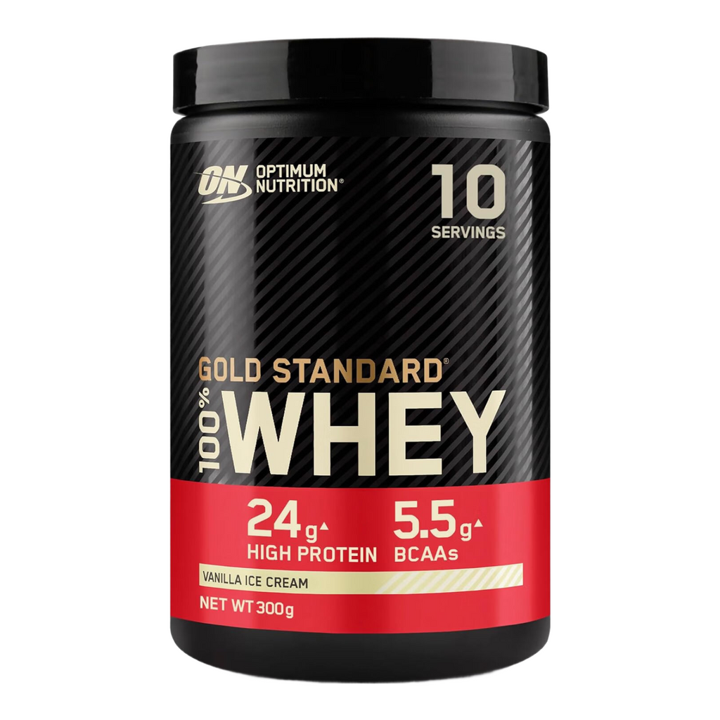 Optimum Nutrition Gold Standard 100% Whey Protein, saveur glace vanille 300g (10 portions)