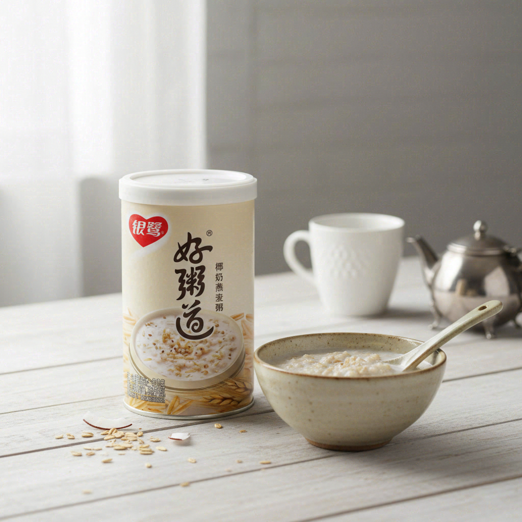 YIN LU HAO ZHOU DAO Porridge d’avoine au lait de coco - 12 x 280 g