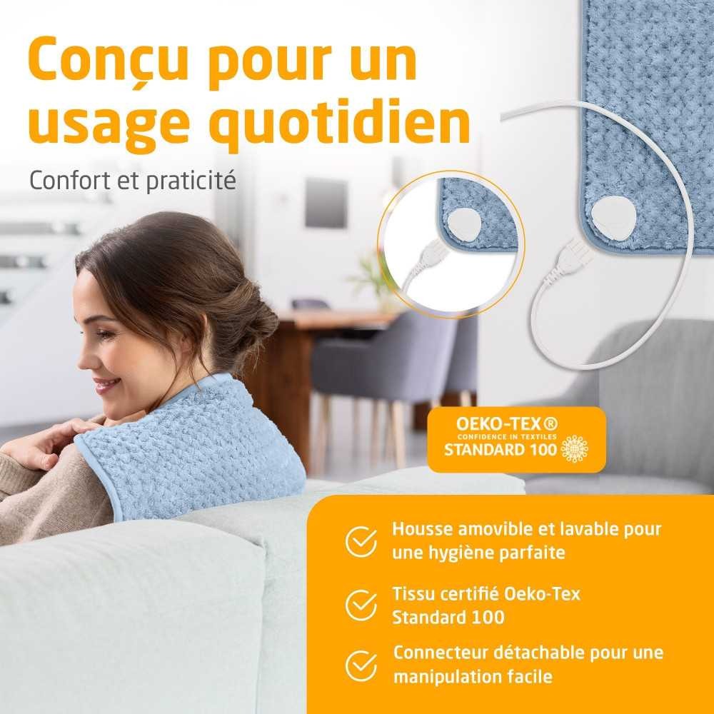 Medisana HP 515 Coussin chauffant ultra-doux 4 réglages - Bleu