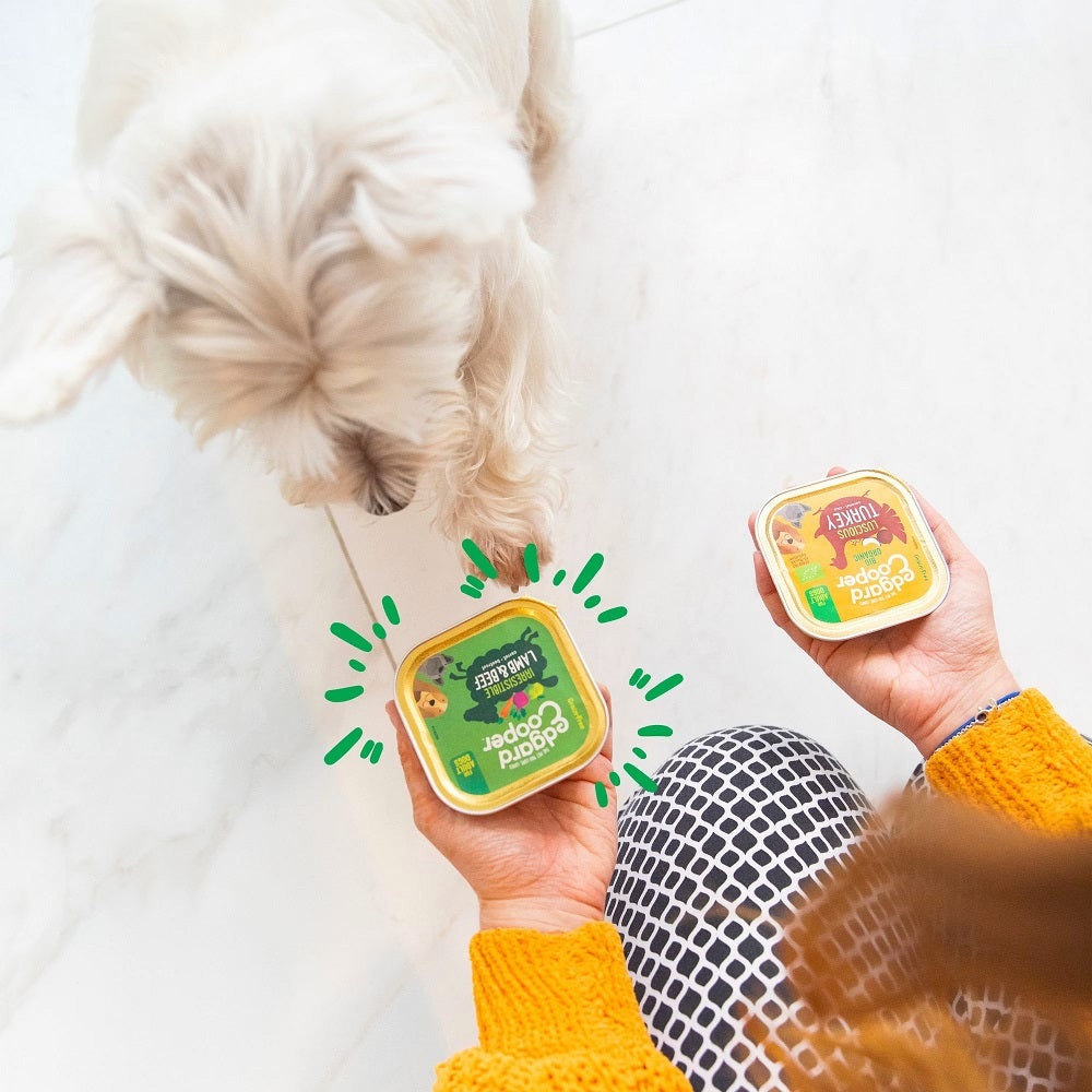 Edgard & Cooper Pâté Sans Céréales Agneau & Bœuf Pour Chiens Adultes 100 g
