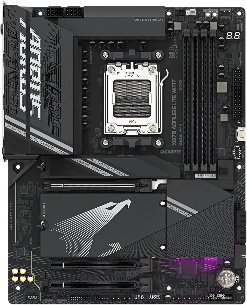 Gigabyte x870m a elite wf7