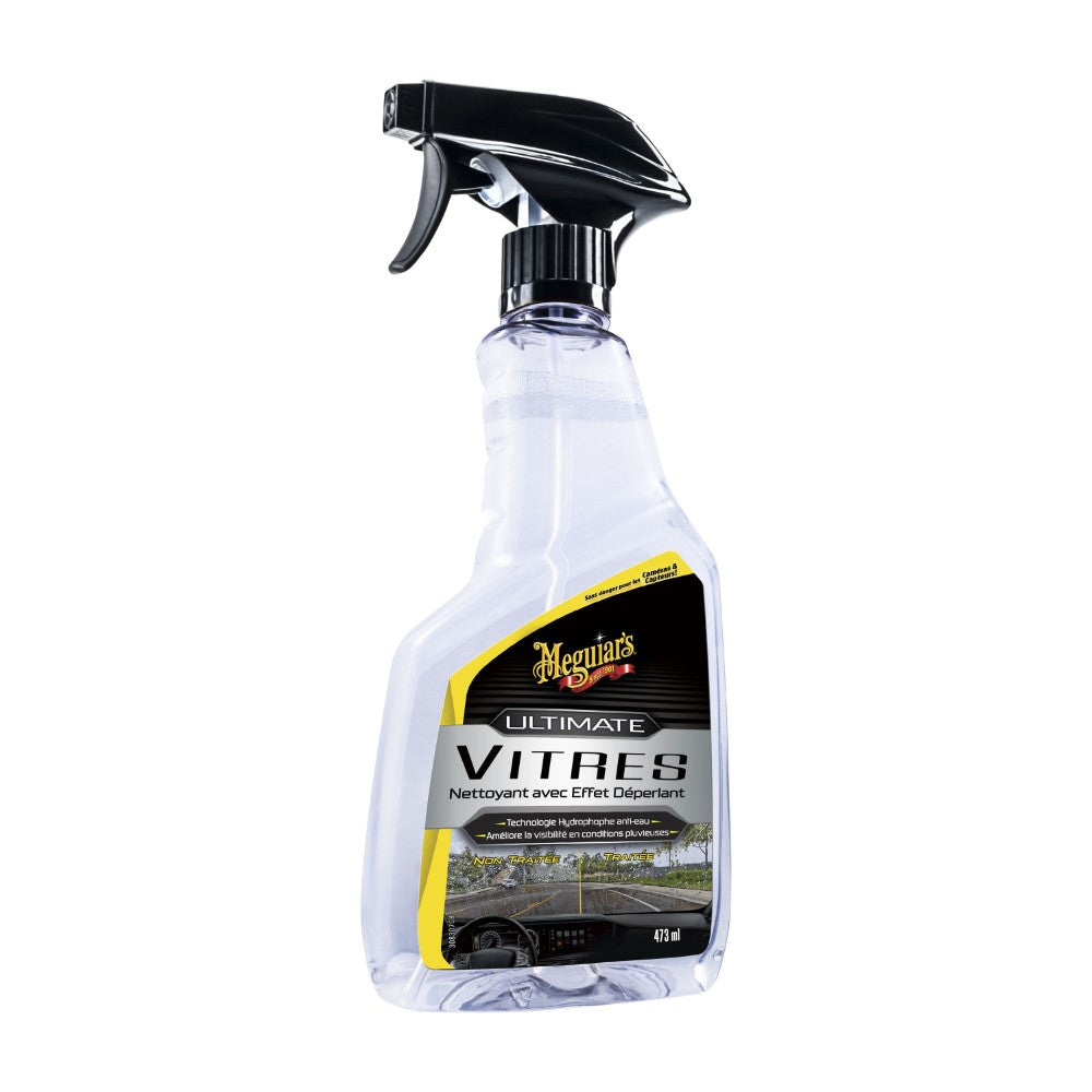 Meguiar's® Ultimate Glass Cleaner & Water Repellent-FR G240416F, 16 oz, 6 Bottle/Case