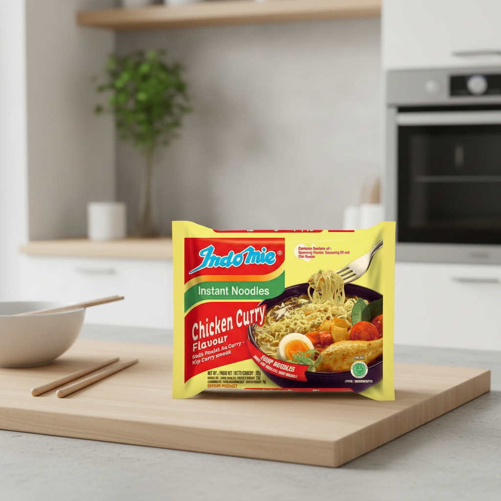 Indomie - Nouilles Saveur Poulet Curry - 80 g