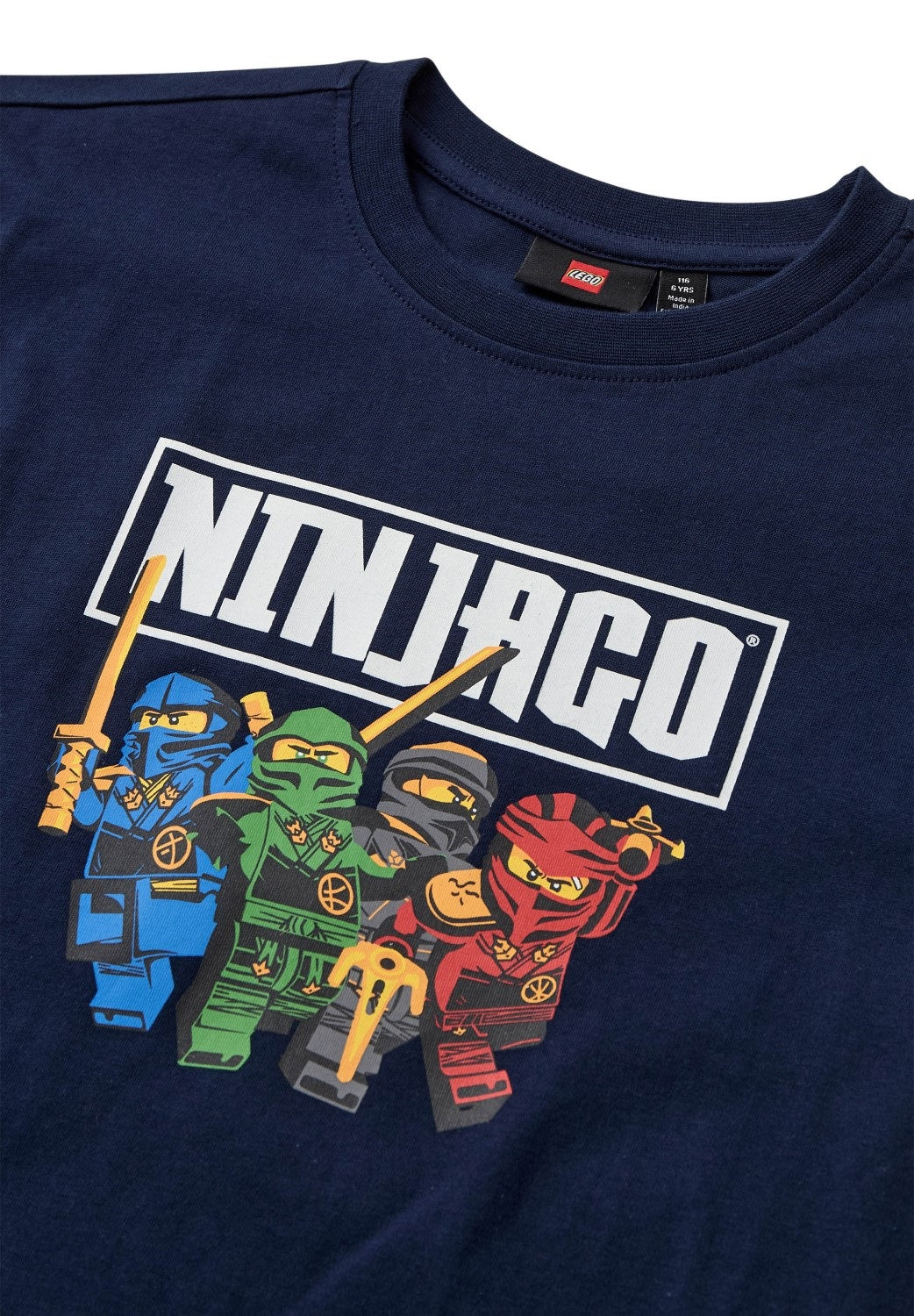 LEGO NINJAGO T-shirt à manches courtes pour enfant bleu marine - Taille 104