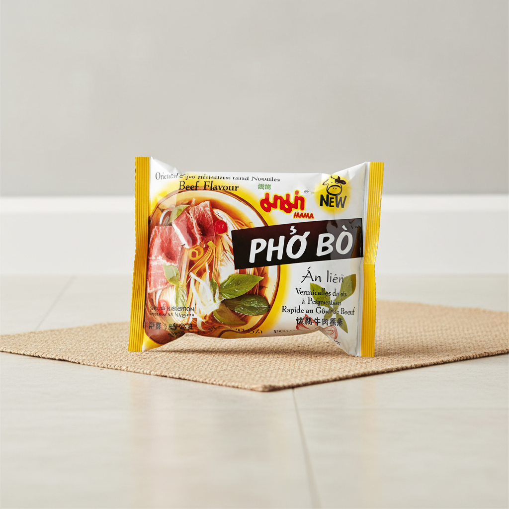 MAMA Vermicelles de riz Chand saveur bœuf, 55 g