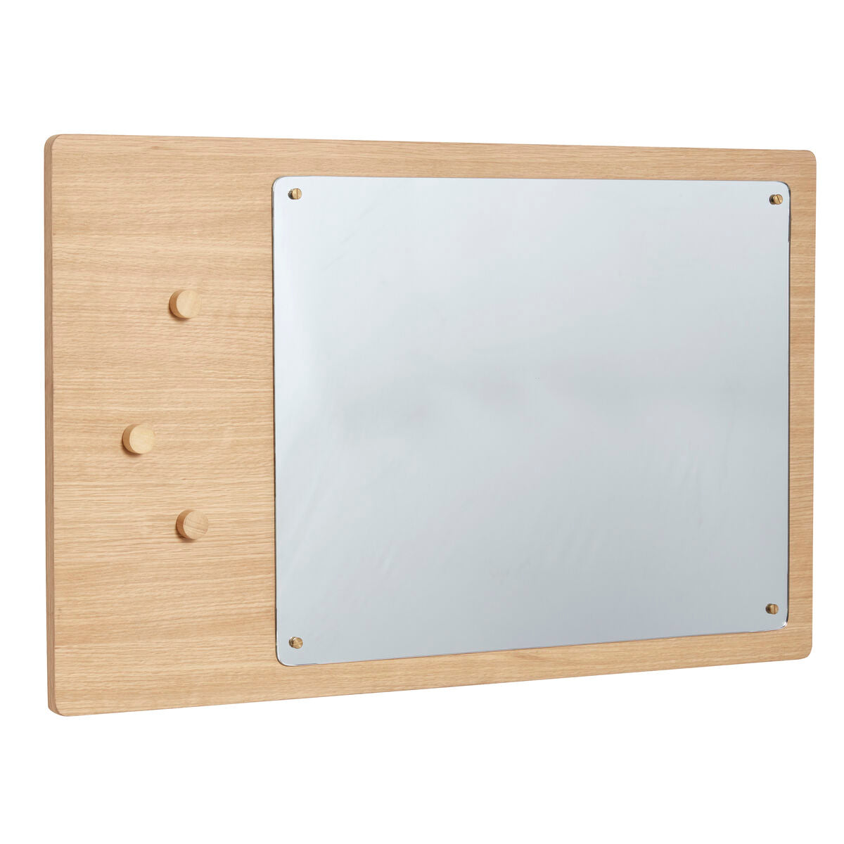 Hübsch Split Miroir magnétique naturel