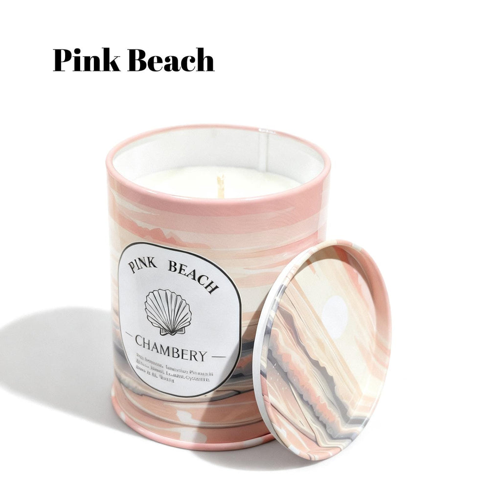 Zooly Bougie parfumée en boîte métallique Plage rose 260 g 1 pièce