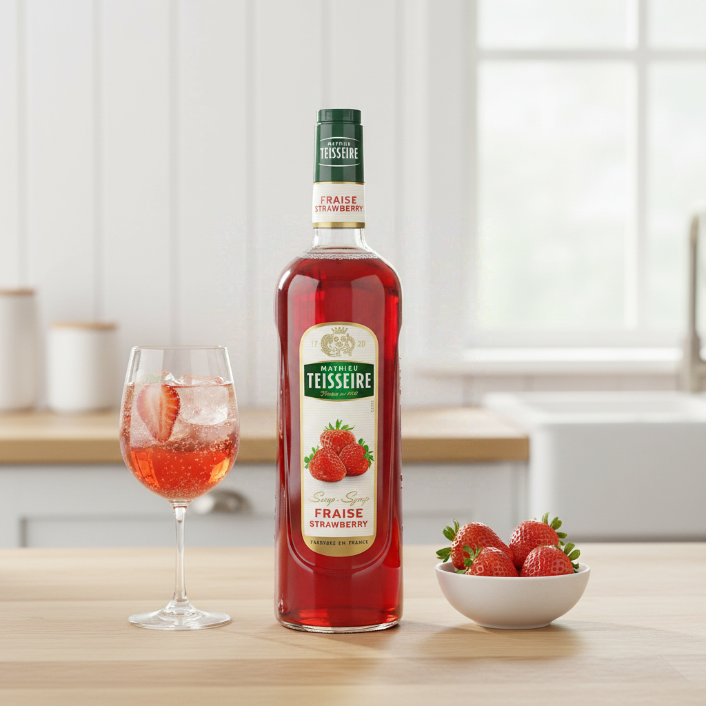 TEISSEIRE Sirop fraise - 1 L