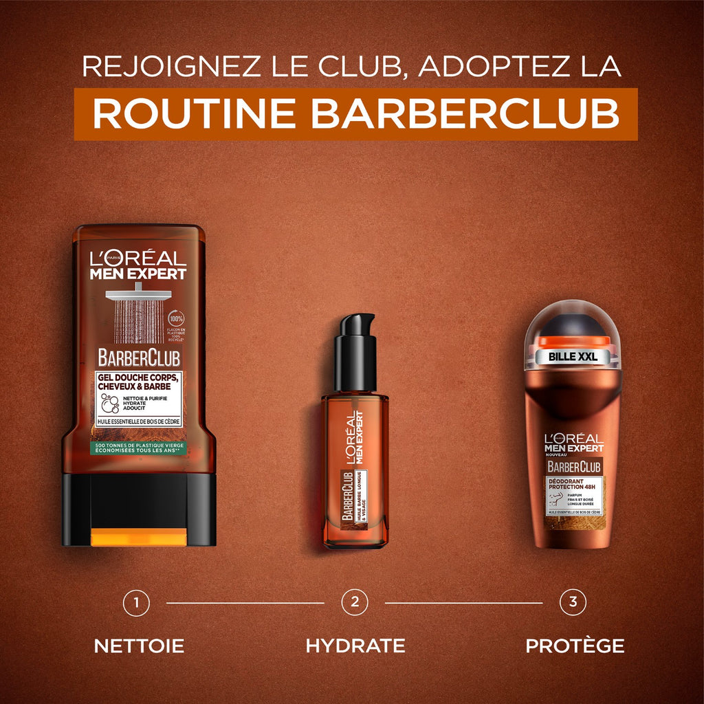 L'Oréal Paris Men Expert Barber Club Déodorant Bille Protection 48h 50ml