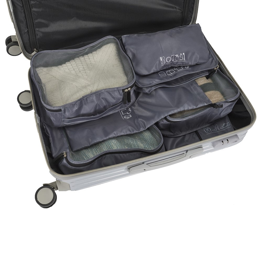 JET LAG Set de 7 cubes de rangement pour valise