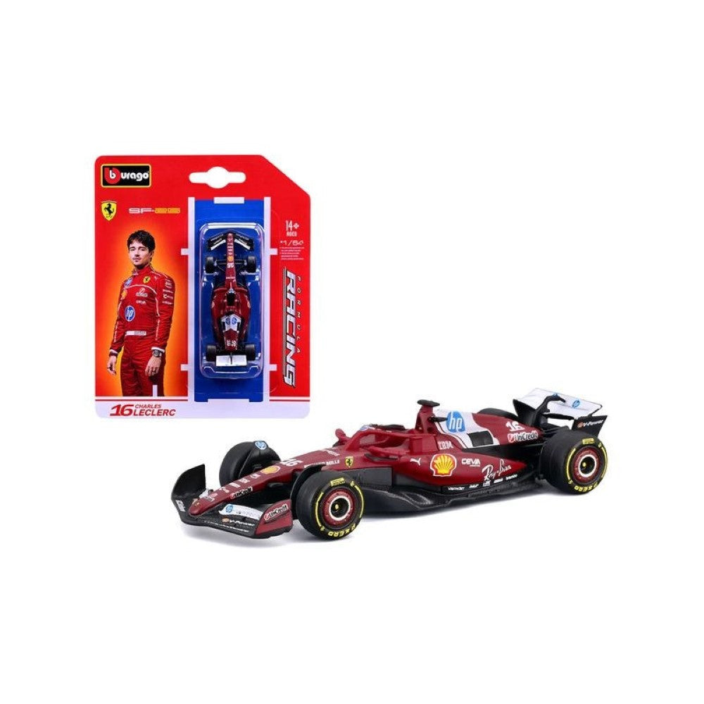 Bburago 1/64 Racing - F1 2025 Ferrari SF-25 GP d'Australie #16 Charles Leclerc