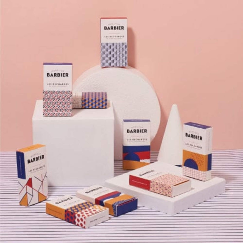 MONSIEUR BARBIER Recharges de rasoir à 4 lames compatibles avec FUSION - 4 pièces