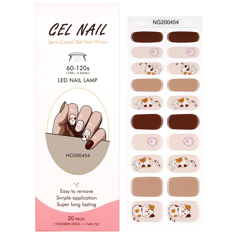 MeoMagic 14-201 Autocollants gels pour ongles - 20 pièces