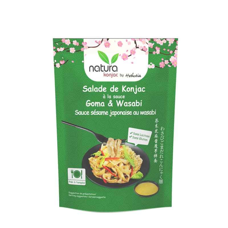 Natura Konjac Salade de konjac à la sauce sésame wasabi - 190 g