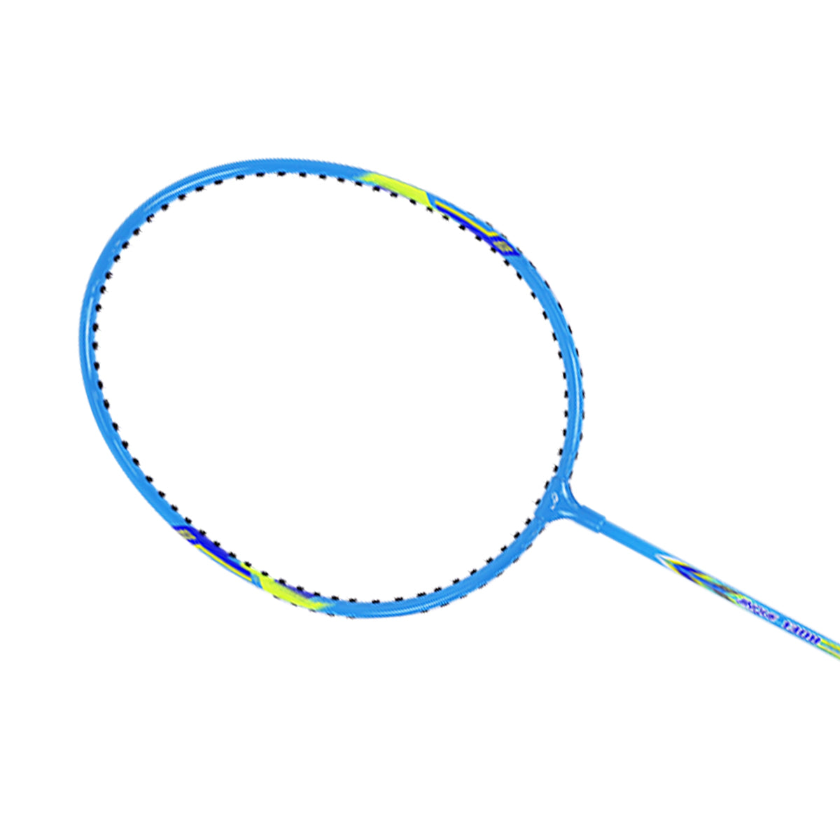 Double Fish JinQue Raquettes de badminton légères et durables Set de doubles Bleu 1308 avec housse, 2 raquettes, volants non inclus