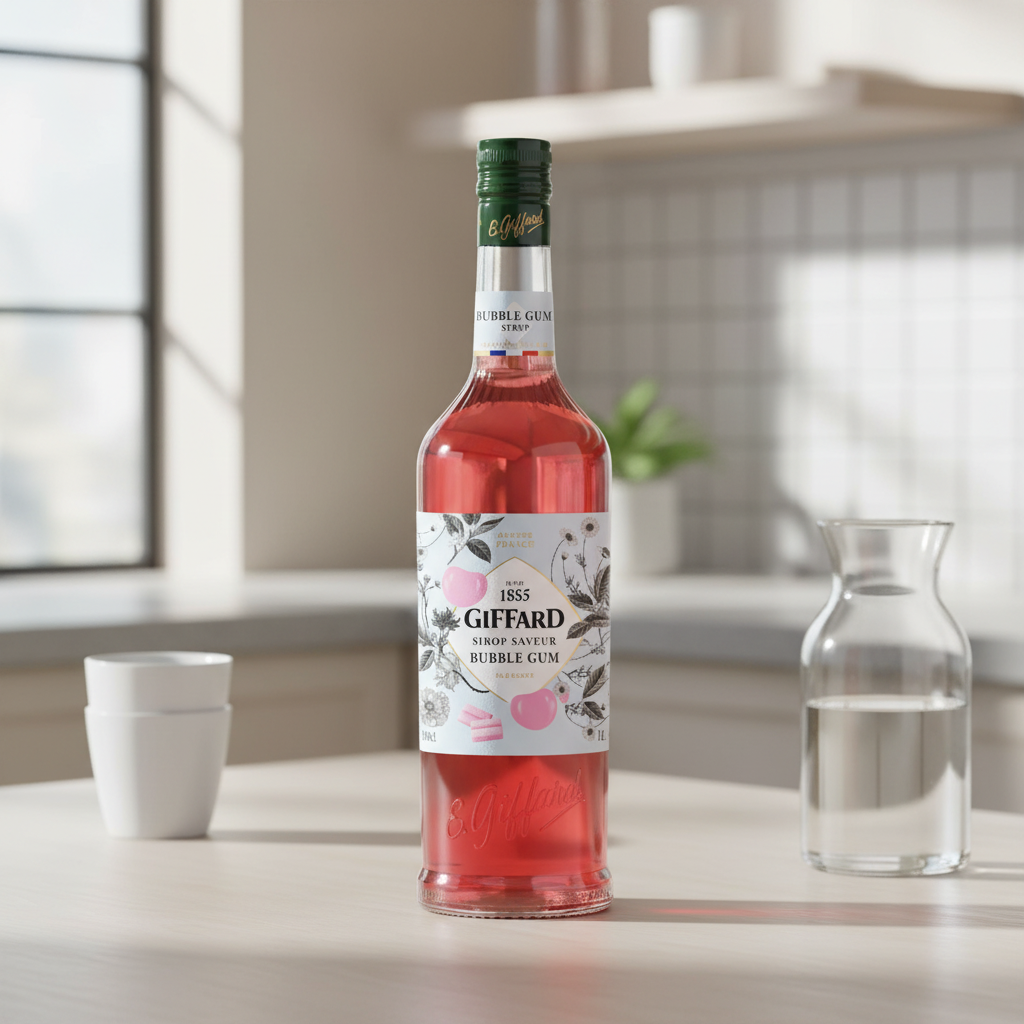 GIFFARD Sirop saveur bubble gum pur sucre - 1 L