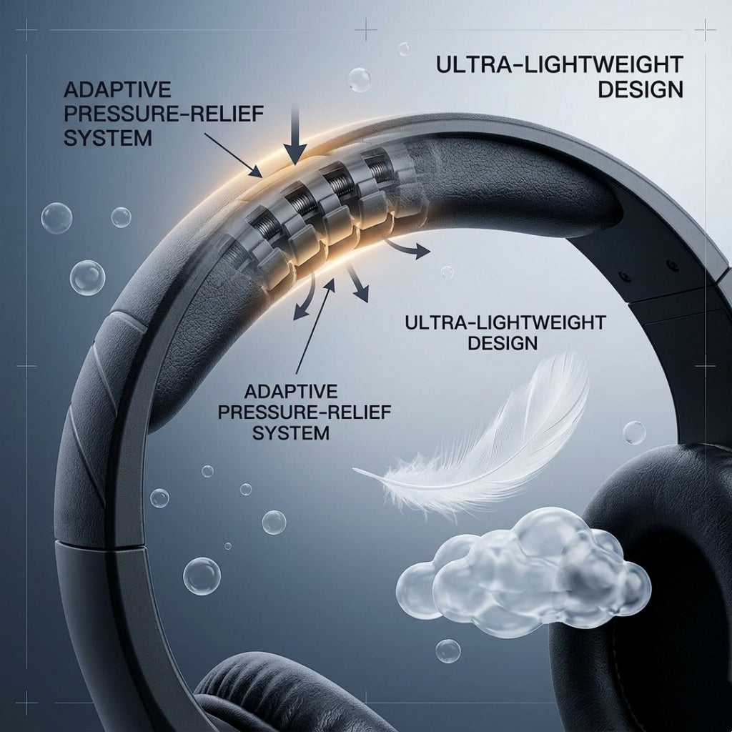 Siukie CH25 Casque de jeu avec micro antibruit, casque circum-auriculaire filaire à transducteurs 50 mm avec USB et jack 3,5 mm, rétroéclairage LED Bleu, son stéréo enveloppant