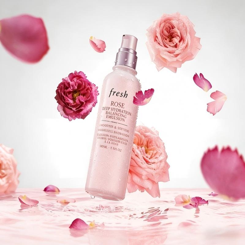 Fresh Émulsion équilibrante hydratation profonde à la rose 100 ml
