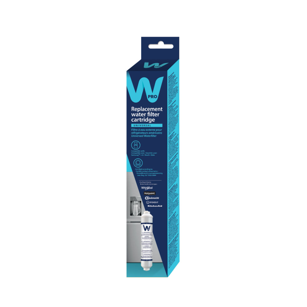 Wpro USC100 Filtre à eau externe adaptable pour réfrigérateur US