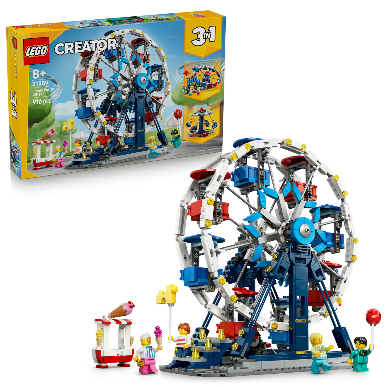 LEGO Creator 3-en-1 Ensemble de construction Grande roue légendaire 31389