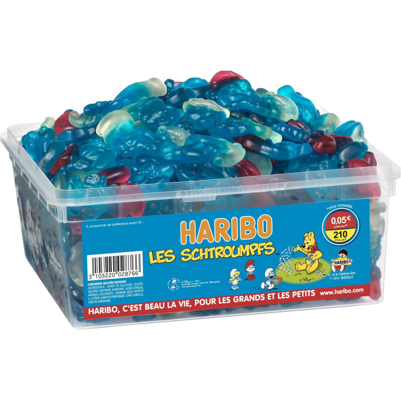 HARIBO Schtroumpf 210 pièces