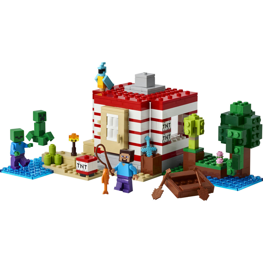 LEGO Minecraft 21275 La maison en TNT de la jungle
