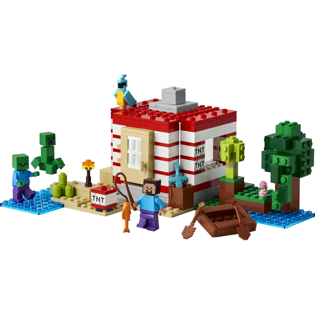 LEGO Minecraft 21275 La maison en TNT de la jungle