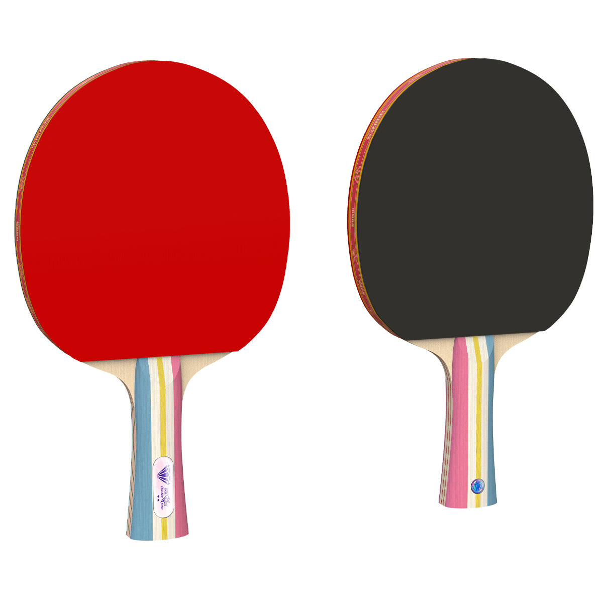 Double Fish Diamond Series 2-Star Raquette de ping-pong pour enfants