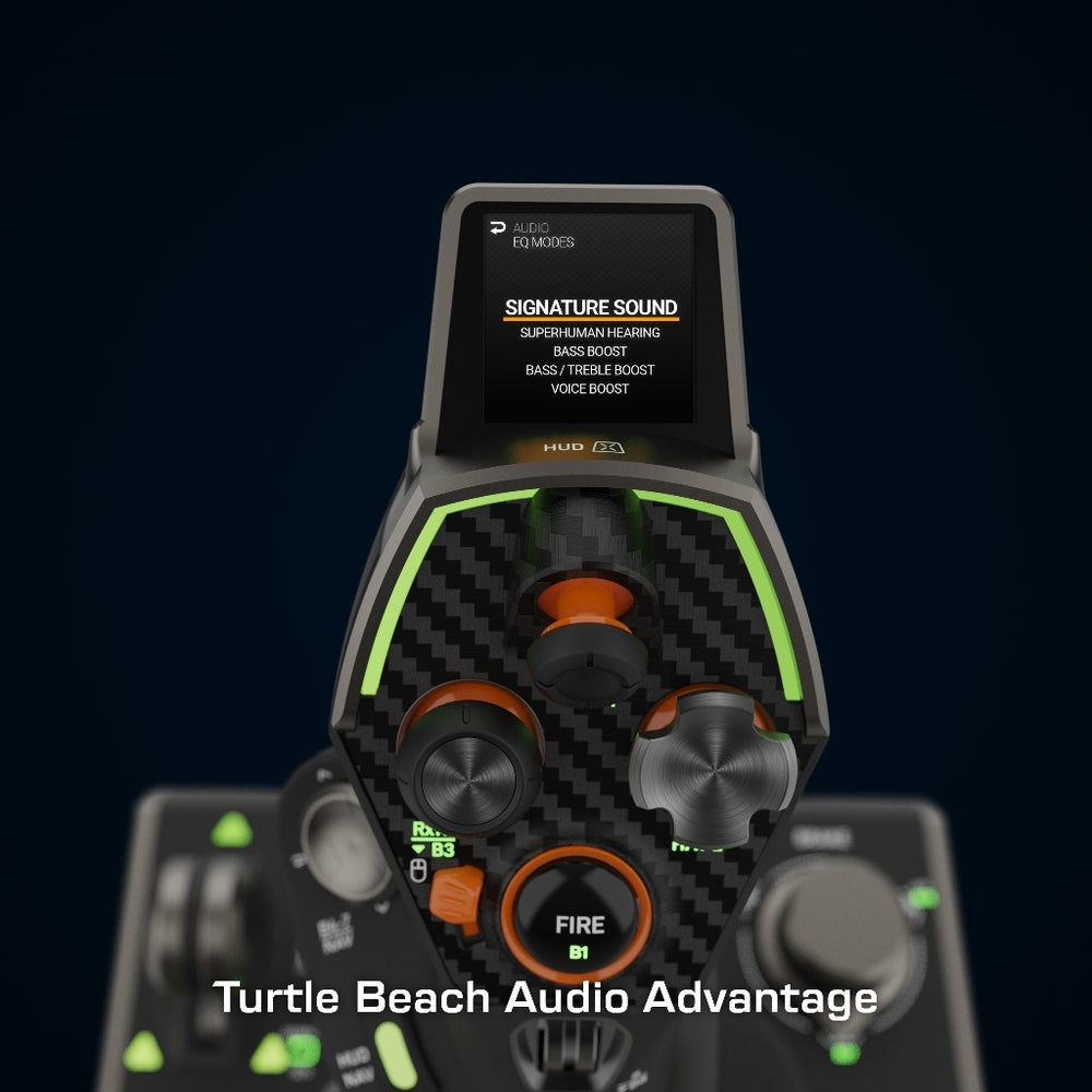 Turtle Beach VelocityOne Flightdeck Système de simulation universelle HOTAS Filaire - HUD OLED personnalisable & 139 boutons programmables - Windows 10/11 - Noir
