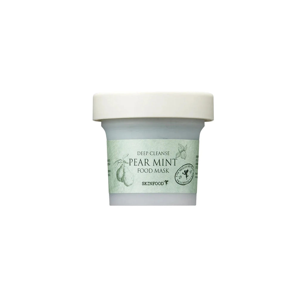 SKINFOOD Masque Alimentaire Poire Menthe Nettoyant Pores & Apaisant Masque à Laver 120 g
