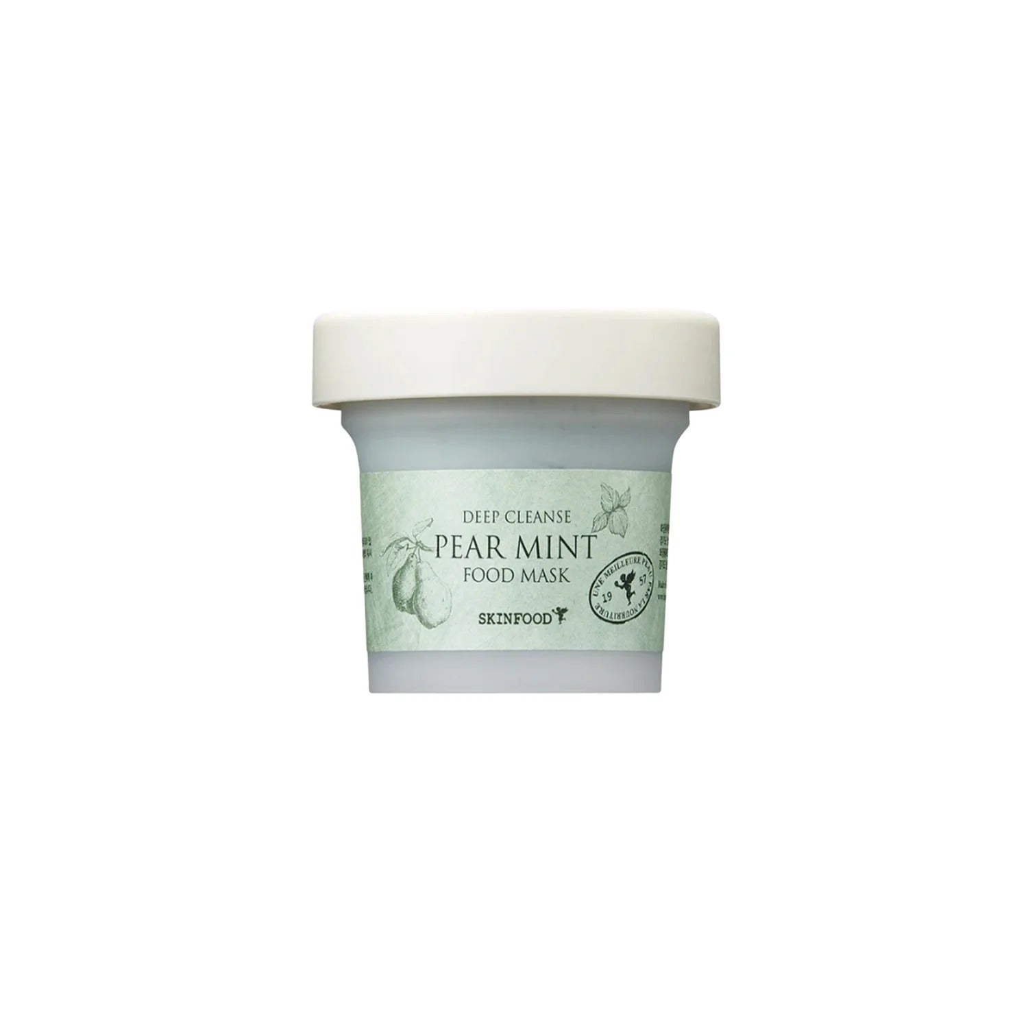 SKINFOOD Masque Alimentaire Poire Menthe Nettoyant Pores & Apaisant Masque à Laver 120 g
